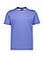 T-Shirt, Classic Fit, Baumwolle, blau - blau