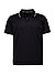 Polo-Shirt, Jersey, schwarz - schwarz