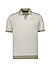 Polo-Shirt, Strick, khaki gestreift - khaki