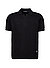 Polo-Shirt, Strick, schwarz - schwarz