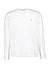Longsleeve Townley, Baumwoll-Jersey mecerisiert, weiß - weiß