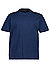 T-Shirt Interlock, Baumwolle, blau - blau