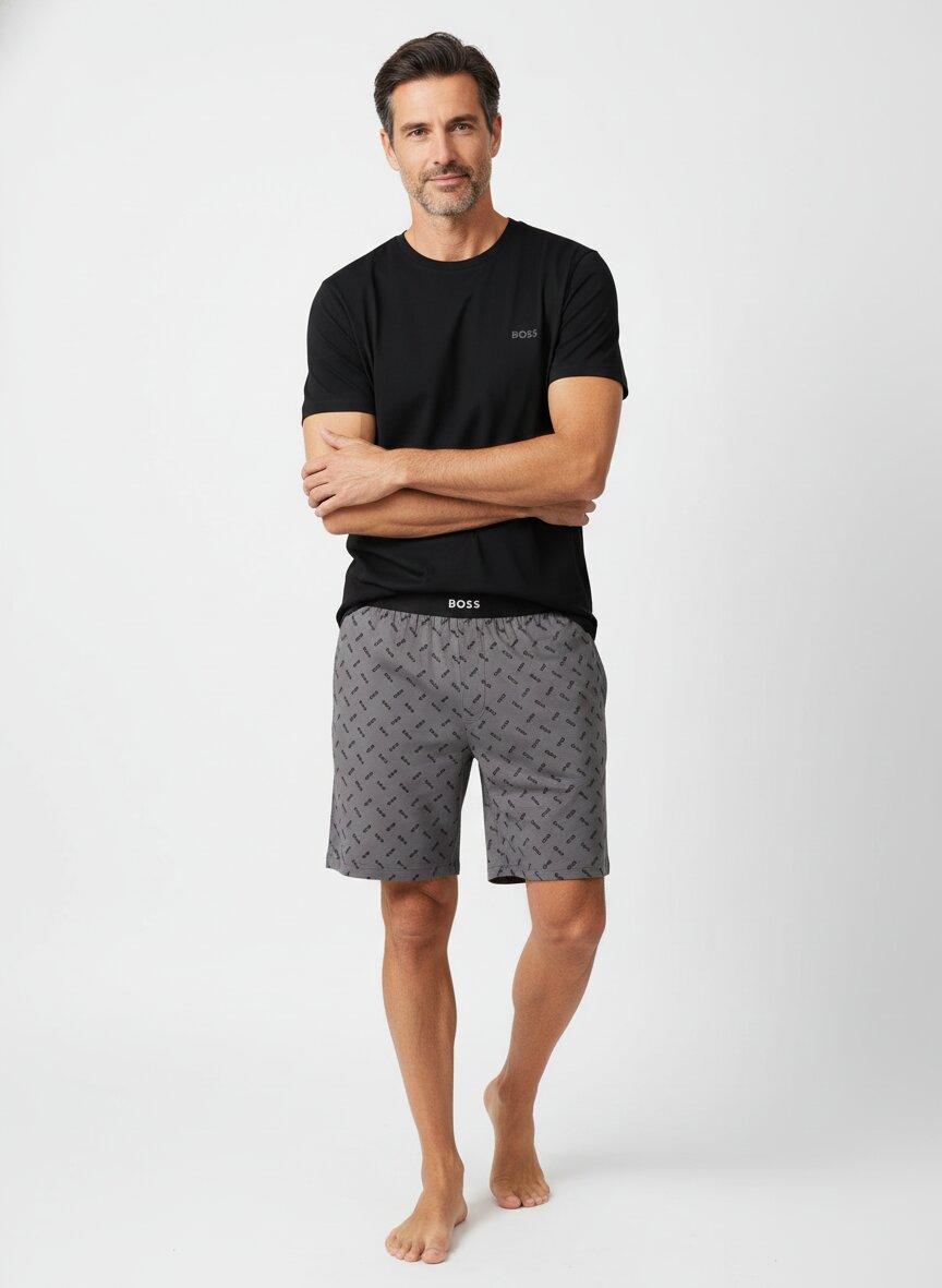 BOSS Black Pyjama Relax Short Set 50557174/026 Image 1