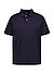 Polo-Shirt, Baumwoll-Jacquard, navy - navy