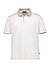 Polo-Shirt, Baumwoll-Jersey, beige-weiß strukturiert - beige