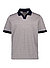 Polo-Shirt, mercerisierter Baumwoll-Jersey, beige gemustert - beige