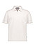Polo-Shirt, Baumwolle-Leinen, beige-weiß gestreift - beige