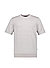 T-Shirt, Baumwoll-Strick, beige meliert - beige