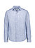 Hemd, Casual, Reines Leinen, Hai, blau gestreift - blau