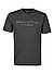 T-Shirt, Regular Fit, Bio Baumwolle, asphalt - asphalt