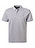 Polo-Shirt, Regular Fit, Bio Baumwoll-Piqué, stahlgrau meliert - stahlgrau