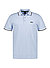 Polo-Shirt Paddy, Regular Fit, Baumwoll-Piqué, hellblau - hellblau-schwarz-weiß