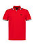 Polo-Shirt Paddy, Regular Fit, Baumwoll-Piqué, rot - rot-schwarz-weiß