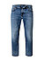 Jeans, Regular Fit, Baumwoll-Stretch, jeansblau - jeansblau