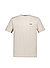 T-Shirt, Stretch-Baumwolle, leight greige - light greige