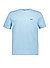 T-Shirt, Stretch-Baumwolle, pastellblau - pastel blue