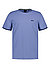 T-Shirt Taul, Baumwolle, hellblau - blau-schwarz