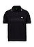 Polo-Shirt Member, Strick, schwarz - schwarz