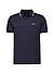 Polo-Shirt, Slim Fit, Baumwolle, dunkelblau - dunkelblau
