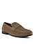 Loafer, Veloursleder, taupe - taupe