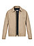 Jacke Light, Mikrofaser wasserabweisend, dunkelbeige - dunkelbeige