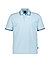 Polo-Shirt, Baumwoll-Piqué, acquablau - aquablau