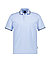 Polo-Shirt, Baumwoll-Piqué, hellblau - hellblau