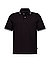 Polo-Shirt, Baumwoll-Piqué, schwarz - schwarz