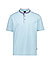 Polo-Shirt, Baumwoll-Piqué, acquablau - aquablau