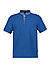Polo-Shirt, Baumwoll-Piqué, blau - blau