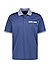 Polo-Shirt, Piqué, marine meliert - marineblau