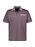 Polo-Shirt, Piqué, grau - grau