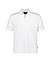 Zip-Polo, Jersey, weiß - weiß
