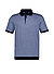 Polo-Shirt, Jersey, blau - blau