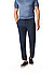 Bundfaltenhose Elio, Woll-Stretch, marine meliert - marine