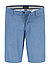 Shorts, Baumwoll-Stretch, blau gemustert - blau