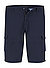 Cargobermuda, Baumwoll-Stretch, marine - marine