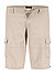 Cargobermuda, Baumwoll-Stretch, beige - ecru