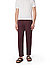 Bundfaltenhose Lui, Relaxed, Lyocell-Leinen, bordeaux - bordeaux