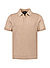 Polo-Shirt Adrian, Regular Fit, Bio Baumwoll-Strick, braun - braun