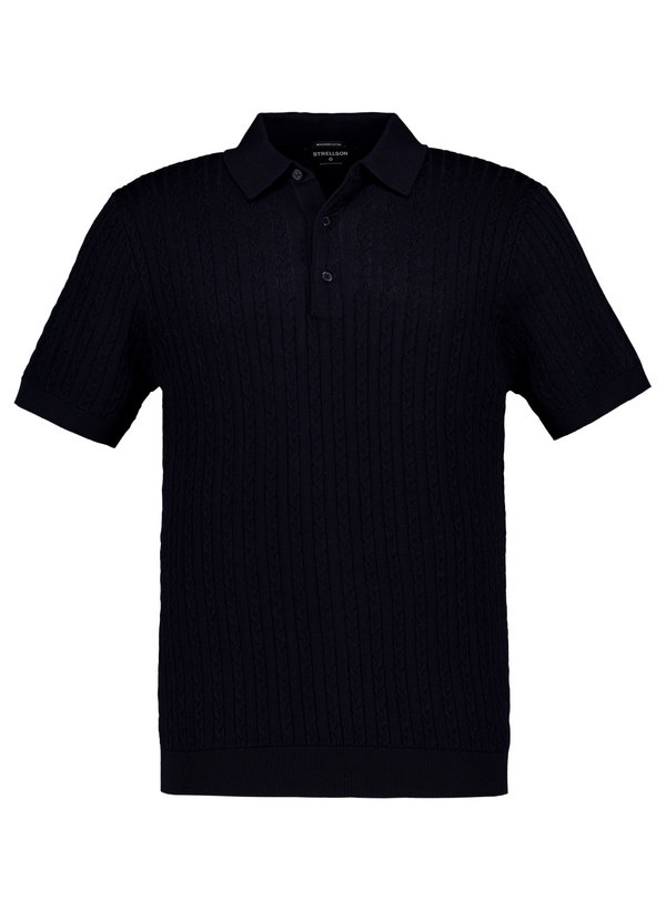 Polo-Shirt Adrian, Strick, dunkelblau