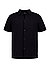 Kurzarmhemd Robas, Strick, black - schwarz