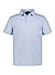 Polo-Shirt Fisher, Bio-Baumwoll-Piquè, hellblau - hellblau