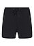 Shorts Filip, Jersey, schwarz - schwarz