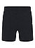 Shorts, Frottee, schwarz - schwarz