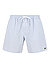 Badeshorts, Baumwoll-Stretch, hellblau gestreift - hellblau