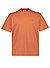 T-Shirt, Classic Fit, Baumwolle, orange - orange