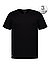 T-Shirts, Baumwolle, schwarz - schwarz