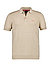 Polo-Shirt, Viscose-Jersey, ecru-melange - ecru