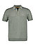 Polo-Shirt, Viscose-Jersey, dunkelgrün-melange - dunkelgrün